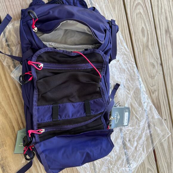 Osprey bike hydration backpack 14L women\'s Raven Deep Fig - NWT purple indigo main image 8